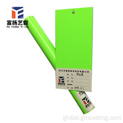 High Gloss Green Powder Coating High Gloss green Aluminium Powder Coating Manufactory